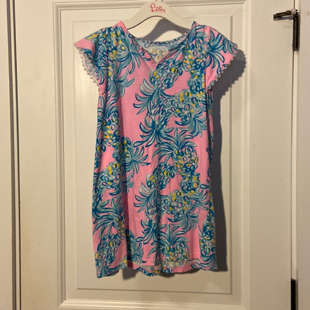 Lilly girls cotton dress/cover-up L